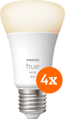 Philips Hue White E27 800lm 4-pack Philips Hue sets en bundel