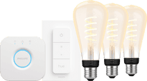 Philips Hue Filament White Ambiance Edison XL 3-Pack Startpakket Philips Hue Filament lamp