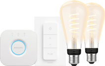 Philips Hue Filament White Ambiance Edison XL 2-Pack Startpakket Philips Hue startpakket