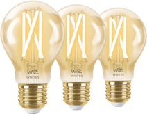 WiZ Smart Filament lamp Standaard Goud 3-pack - Warm tot Koelwit Licht - E27 Smart lamp met WiFi