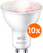 WiZ Spot 10-pack - Slimme LED-Verlichting - Gekleurd en Wit WiZ LED lamp