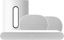 Sonos Ray Wit + 2x Era 300 Wit + Sub Mini Wit Speakers met Google Assistant bundel