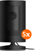 Coolblue Ring Stick Up Cam Elite Zwart 5-pack aanbieding
