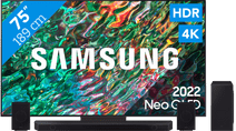 Samsung Neo QLED 75QN90B (2022) + Soundbar aanbieding