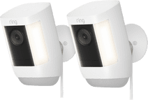 Coolblue Ring Spotlight Cam Pro - Plug In - Wit - 2-pack aanbieding