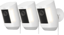Coolblue Ring Spotlight Cam Pro - Plug In - Wit - 3-pack aanbieding