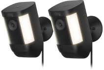 Coolblue Ring Spotlight Cam Pro - Plug In - Zwart - 2-pack aanbieding