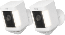 Ring Spotlight Cam Plus - Battery - Wit - 2-pack Ring IP camera voor buiten