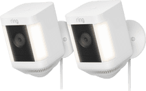 Coolblue Ring Spotlight Cam Plus - Plug In - Wit - 2-pack aanbieding