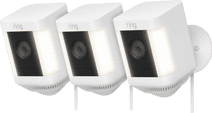 Coolblue Ring Spotlight Cam Plus - Plug In - Wit - 3-pack aanbieding