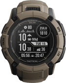 Garmin Instinct 2X Solar Tactical Edition Bruin Horloge voor Android smartphones