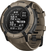 Garmin Instinct 2X Solar Tactical Edition Bruin Extra grote smartwatch