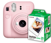 Coolblue Fujifilm Instax Mini 12 Blossom Pink Bundel aanbieding