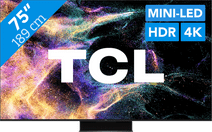 TCL QD Mini-LED 75C843 (2023) Tv voor standaard zenders kijken