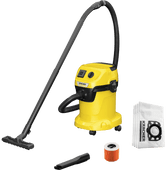 Karcher WD 3 P V-17/4/20 + stofzuigerzakken (4x) Bouwstofzuiger voor kleine klussen