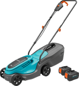 Gardena Accu grasmaaier PowerMax 30/18V P4A Set incl. 4,0 Ah Accu (2x) Gardena grasmaaier