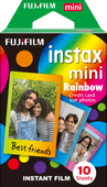 Fujifilm Instax Colorfilm Mini Rainbow (10 stuks) Fotopapier voor instant camera