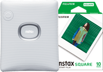 Fujifilm Instax Square Link White + Fujifilm Instax Film Square WW1 (10 stuks) Pocket printer