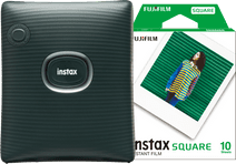 Fujifilm Instax Square Link Green + Fujifilm Instax Film Square WW1 (10 stuks) 