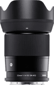 Sigma 23mm f/1.4 DC DN Contemporary Sony E-mount Primelenzen voor Sony camera