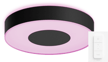 Philips Hue Infuse M Ceiling Lamp White and Color Black + Dimmer smart light including fixture