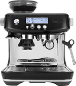 Sage the Barista Pro Black Truffel Pistonmachine met bonenmaler