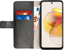 Just in Case Wallet Motorola Moto G73 Book Case Zwart Book case