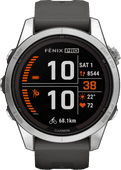 Garmin Fenix 7S Pro Solar Zilver 42mm Hardloop horloge met muziekspeler