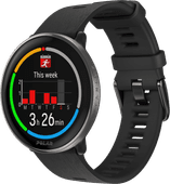 Polar Ignite 3 Titanium/Zwart Dames smartwatch