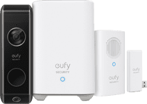 Eufy Video Doorbell Dual 2 Pro with HomeBase + Chime wireless doorbell