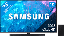 Samsung QLED 75Q74C (2023) + Soundbar aanbieding