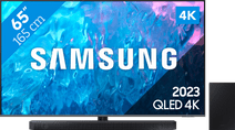 Samsung QLED 65Q74C (2023) + Soundbar aanbieding