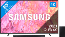 Coolblue Samsung QLED 85Q60C (2023) + Soundbar aanbieding
