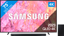 Coolblue Samsung QLED 75Q64C (2023) + Soundbar aanbieding