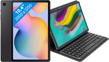 Samsung Galaxy Tab S6 Lite (2022) 128 GB Grijs Wifi + Targus Toetsenbord Hoes QWERTY Zwart 10 inch tablet