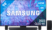 Samsung QLED 98Q80C (2023) + Soundbar