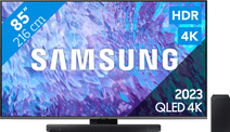 Samsung QLED 85Q80C (2023) + Soundbar aanbieding