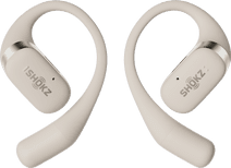 Shokz OpenFit Cream sports earbuds