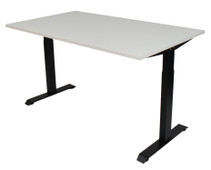 Euroseats Sit/Sit Desk 140x80 White Black Sit desk