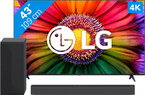 Coolblue LG 43UR80006LJ (2023) + Soundbar aanbieding