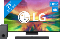 LG 75QNED816RE + Soundbar aanbieding