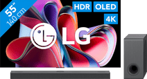 Coolblue LG OLED55G36LA (2023) + Soundbar aanbieding