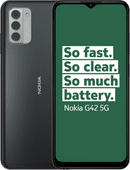 Coolblue Nokia G42 128GB Grijs 5G aanbieding