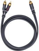 Oehlbach BOOOM! RCA to 2x RCA 2m Anthracite Video cable