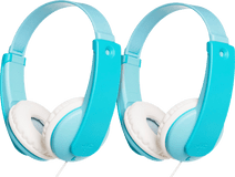 JVC HA-KD7 Blue Duo Pack on-ear headphones