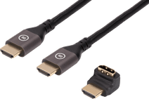 BlueBuilt HDMI Kabel 4K 120Hz / 8K 60Hz Nylon 1,5 Meter + 90° adapter Computer kabel