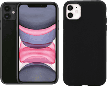 Refurbished iPhone 11 64GB Zwart (Zo goed als nieuw) + BlueBuilt Back Cover Zwart Smartphone met de beste snelheid