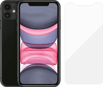 Refurbished iPhone 11 64GB Zwart (Licht gebruikt) + BlueBuilt screenprotector Goedkope smartphone