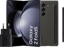 Coolblue Samsung Galaxy Z Fold 5 256GB Zwart 5G + Samsung Accessoirepakket aanbieding