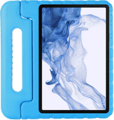 Just in Case Classic Samsung Galaxy Tab S9 / S9 FE Kids Cover Blue tablet cover with fall protection